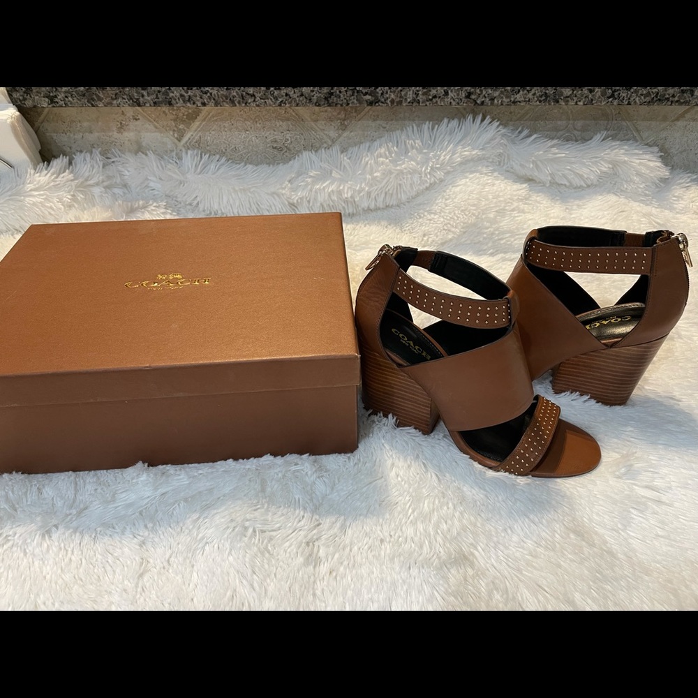 Gently worn Coach wedges. Sz 6.5